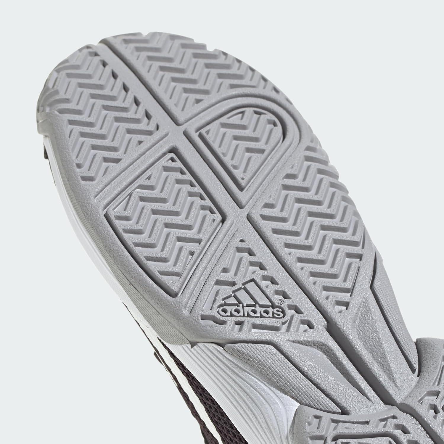 imageadidas UnisexChild Court Flash SneakerAurora BlackWhiteSpark
