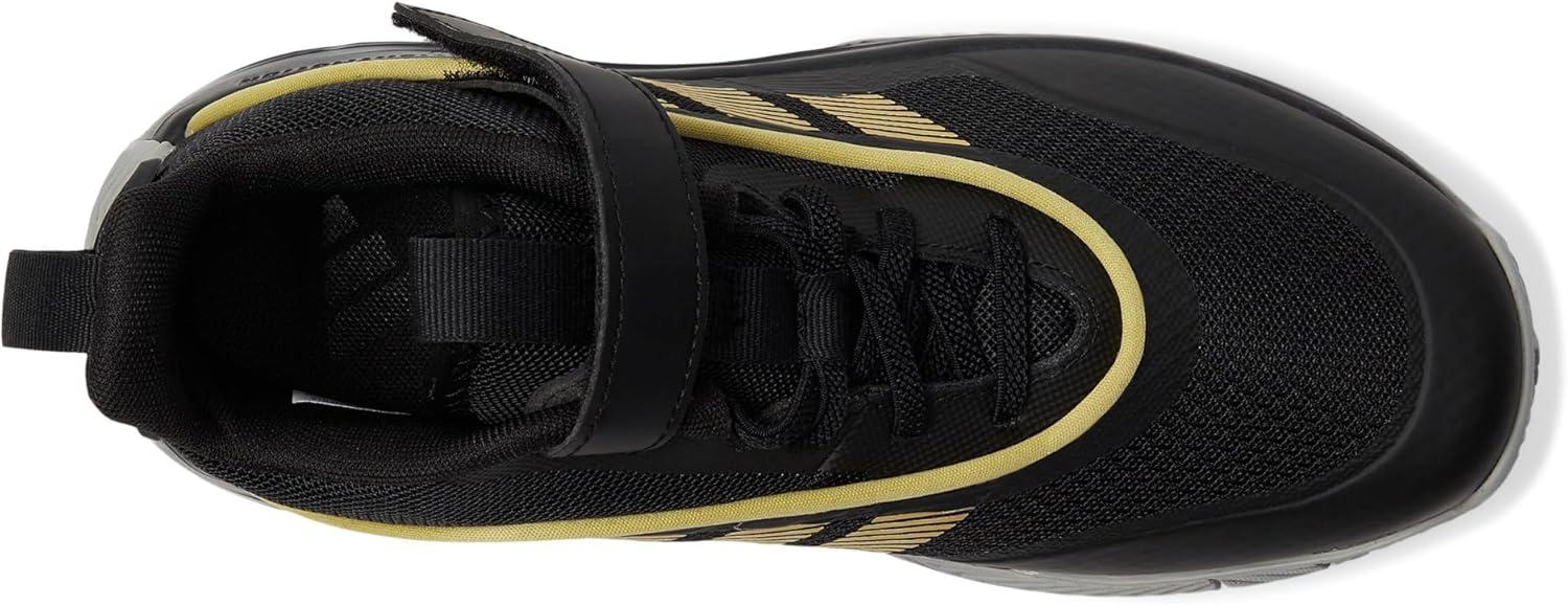 imageadidas UnisexChild Own The Game 30 Basketball SneakerBlackGold MetallicSolid Grey