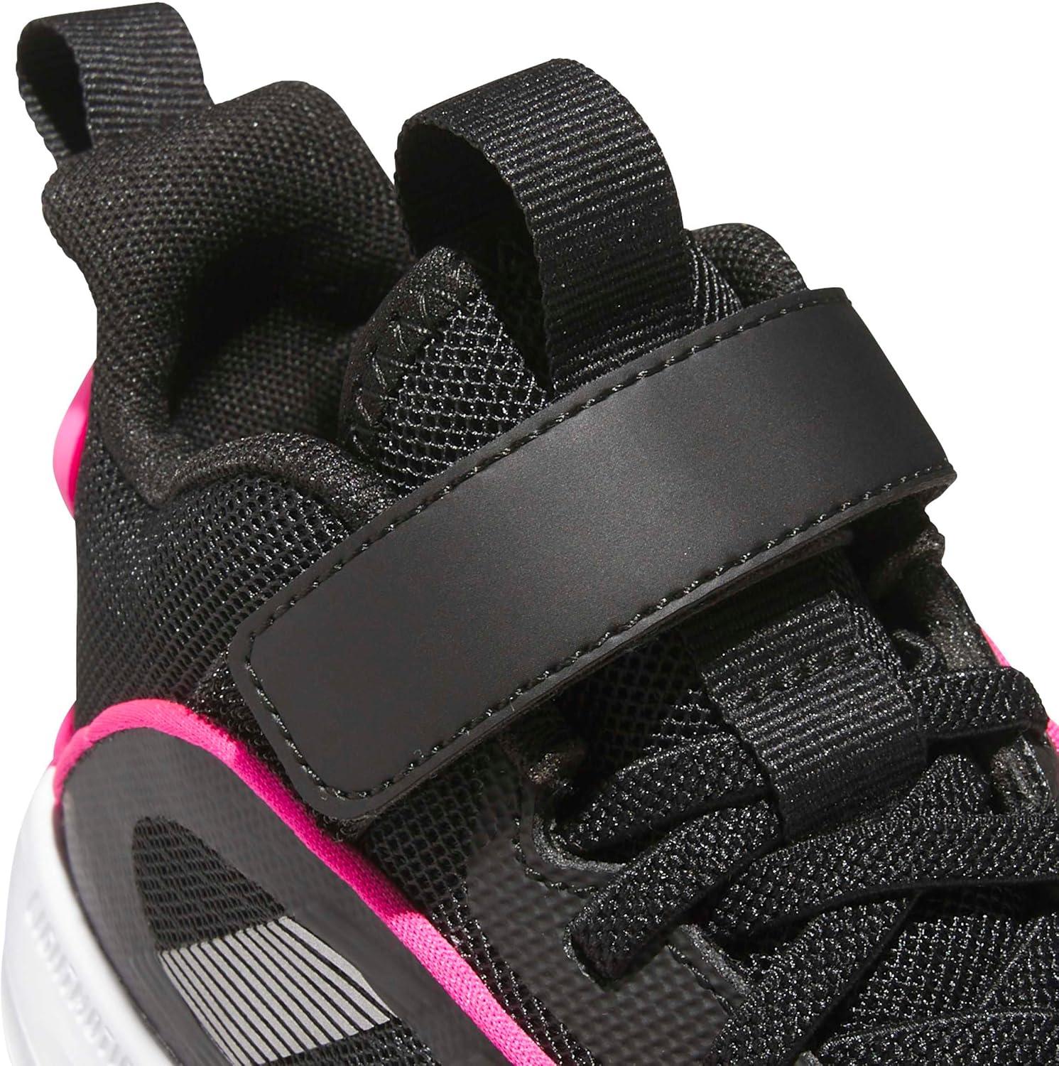 imageadidas UnisexChild Own The Game 30 Basketball SneakerBlackIron MetallicShock Pink