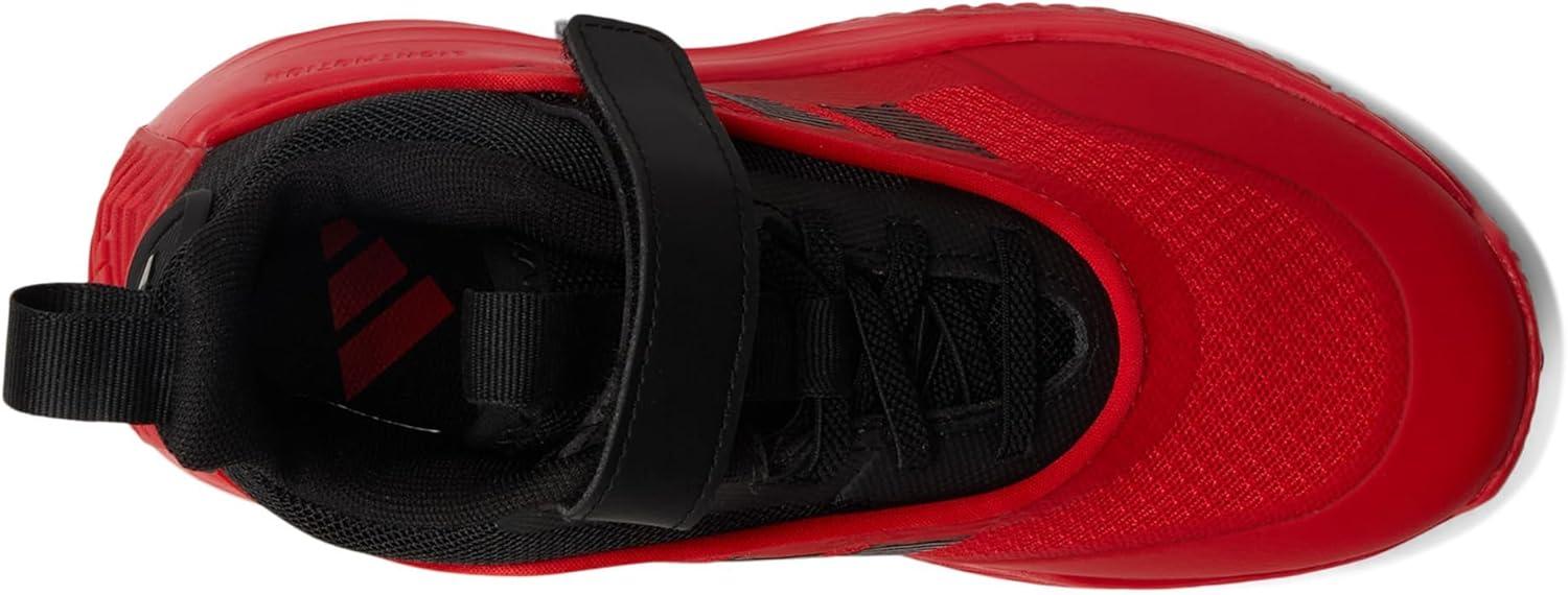 imageadidas UnisexChild Own The Game 30 Basketball SneakerBlackRedRed