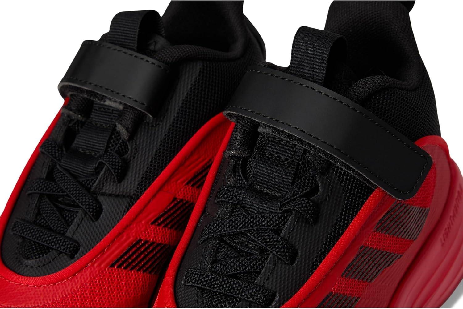 imageadidas UnisexChild Own The Game 30 Basketball SneakerBlackRedRed