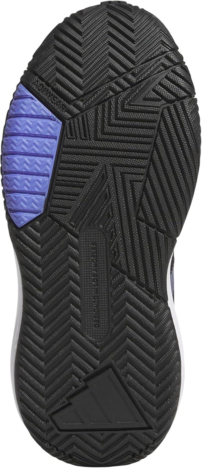 imageadidas UnisexChild Own The Game 30 Basketball SneakerBlackSemi Cobalt BlueWhite