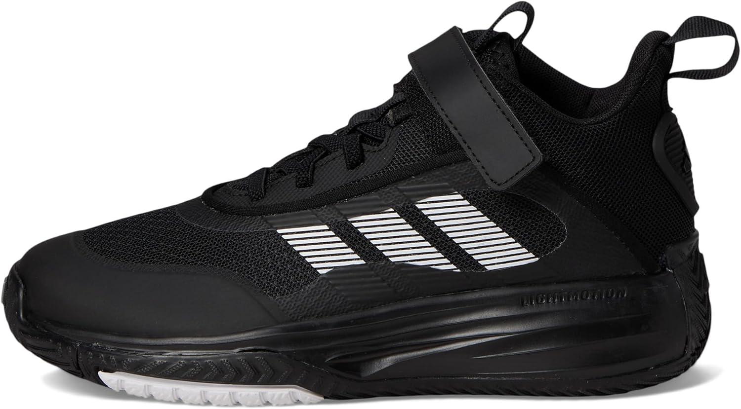 imageadidas UnisexChild Own The Game 30 Basketball SneakerBlackWhiteBlack