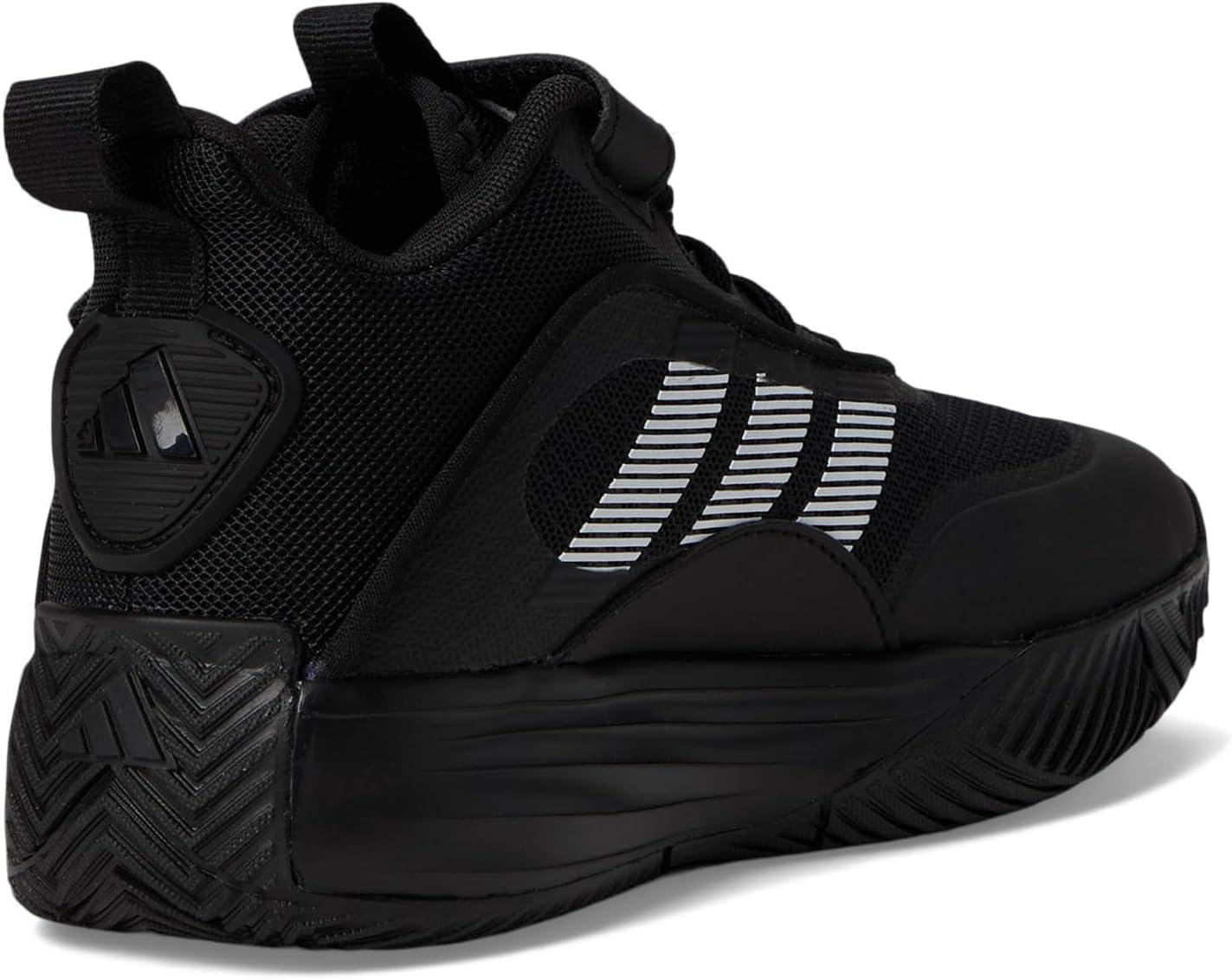 imageadidas UnisexChild Own The Game 30 Basketball SneakerBlackWhiteBlack