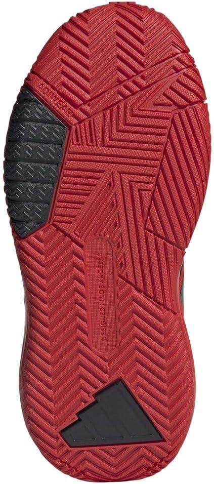 imageadidas UnisexChild Own The Game 30 Basketball SneakerCore Black Red Red