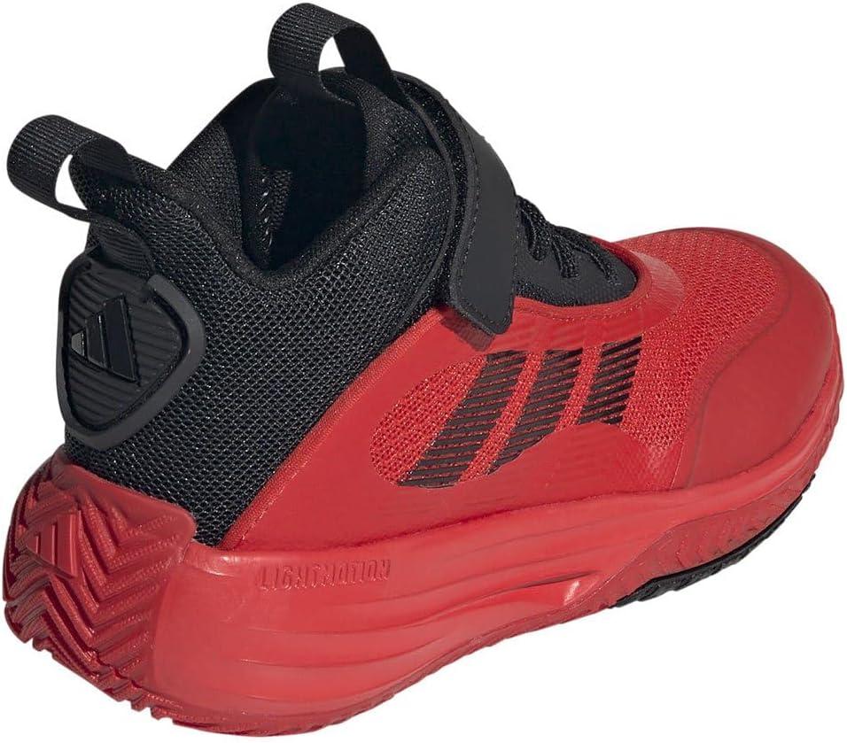 imageadidas UnisexChild Own The Game 30 Basketball SneakerCore Black Red Red