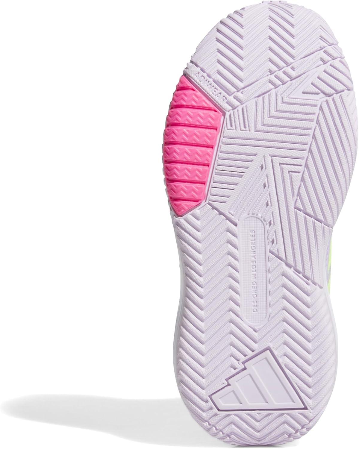 imageadidas UnisexChild Own The Game 30 Basketball SneakerIce LavenderLucid LemonPowder Plum