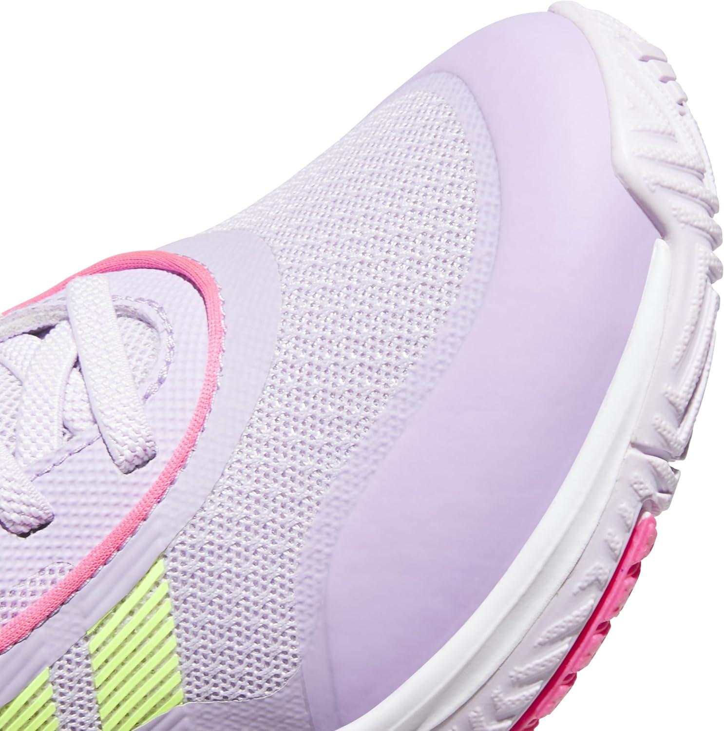 imageadidas UnisexChild Own The Game 30 Basketball SneakerIce LavenderLucid LemonPowder Plum