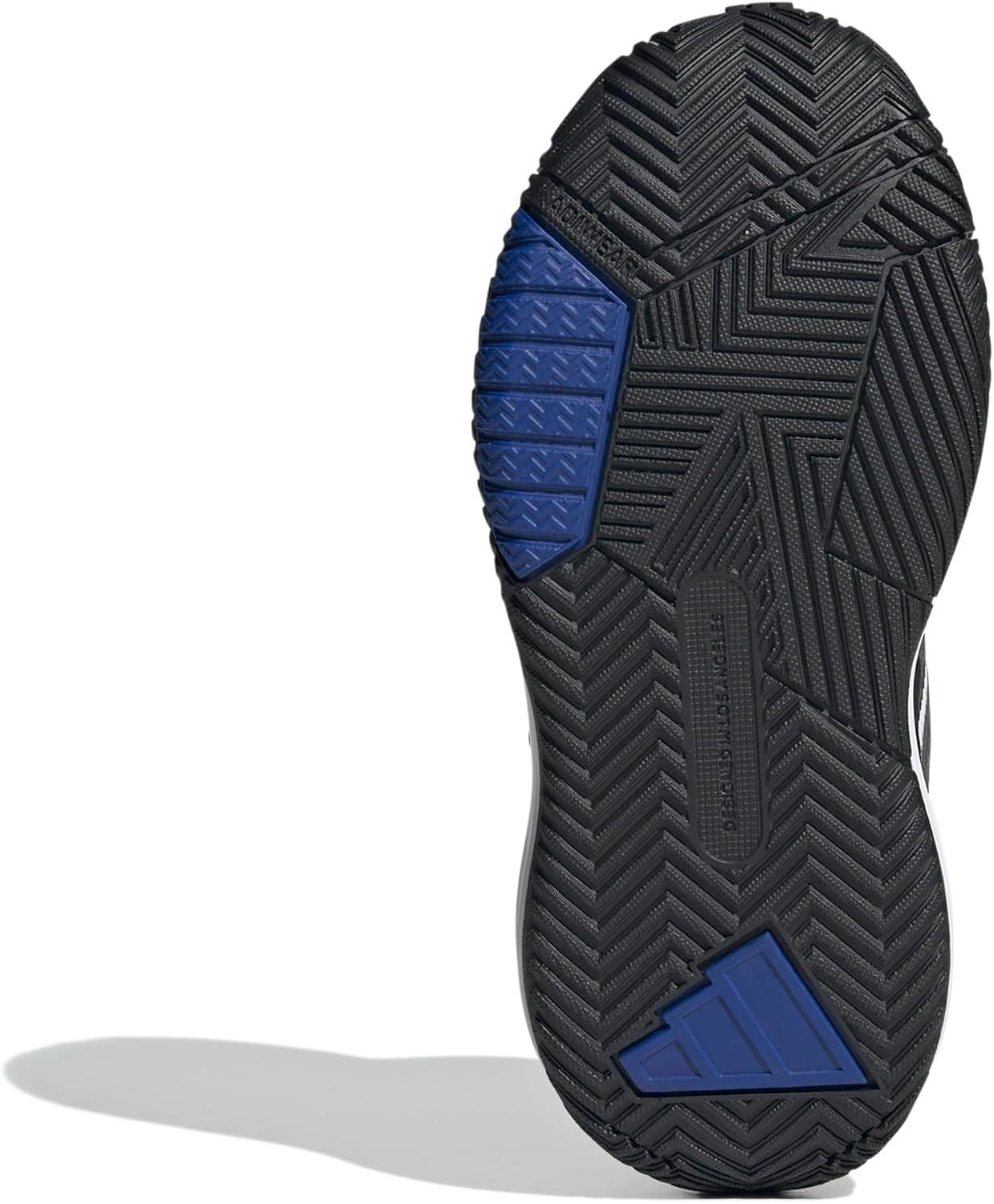 imageadidas UnisexChild Own The Game 30 Basketball SneakerWhiteBlackBlack