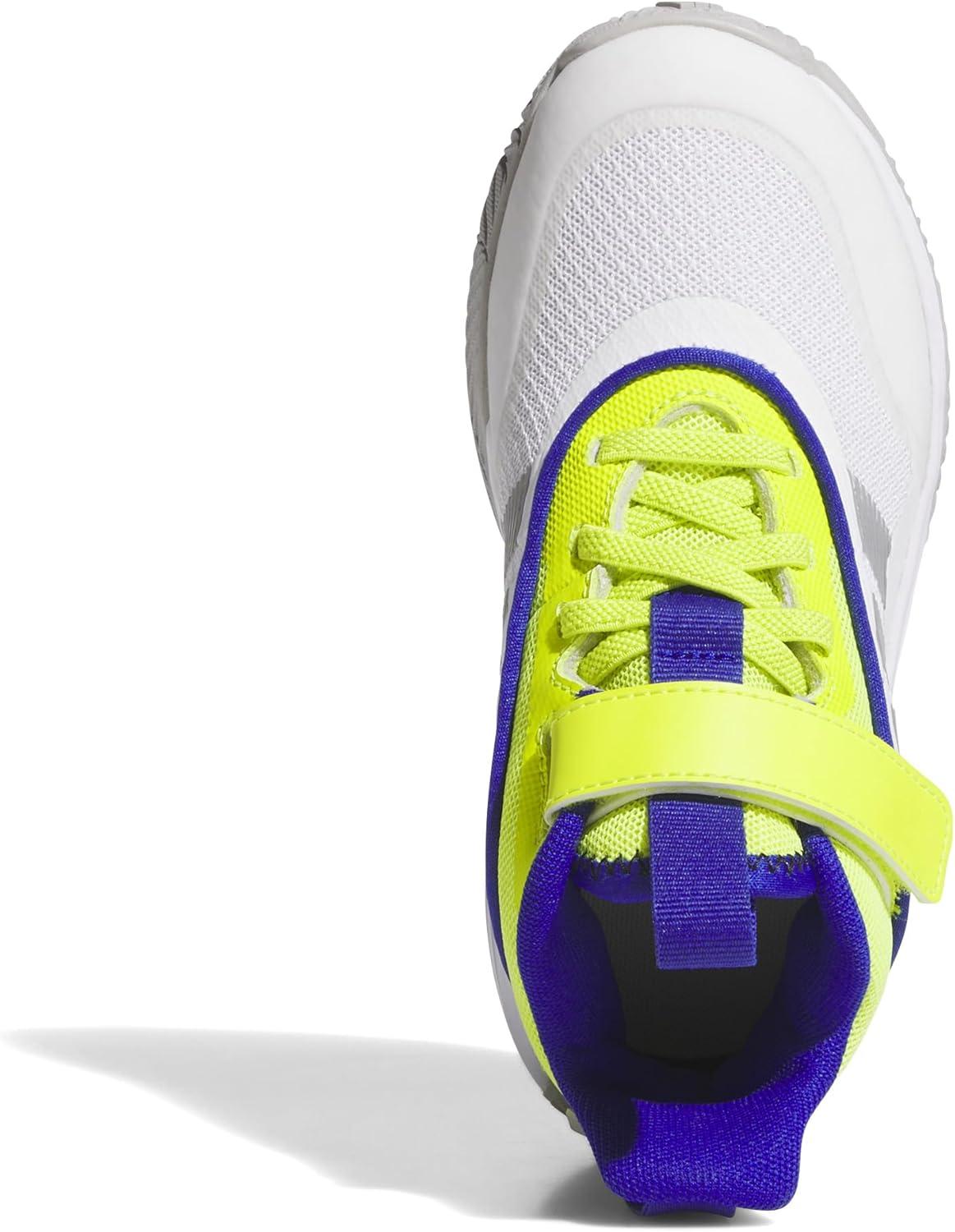 imageadidas UnisexChild Own The Game 30 Basketball SneakerWhiteGreySolar Slime