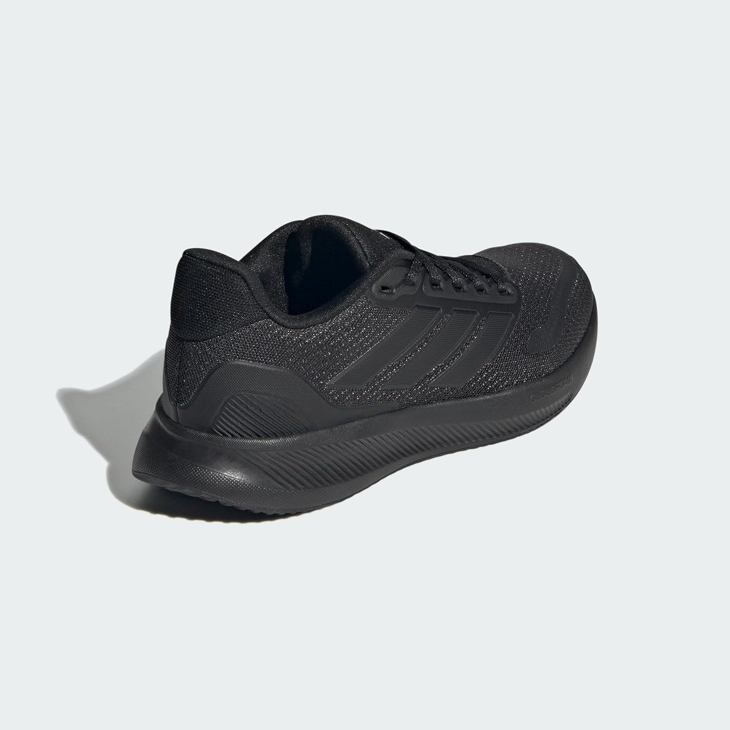 imageadidas UnisexChild Run Falcon 5 SneakerBlackBlackBlack