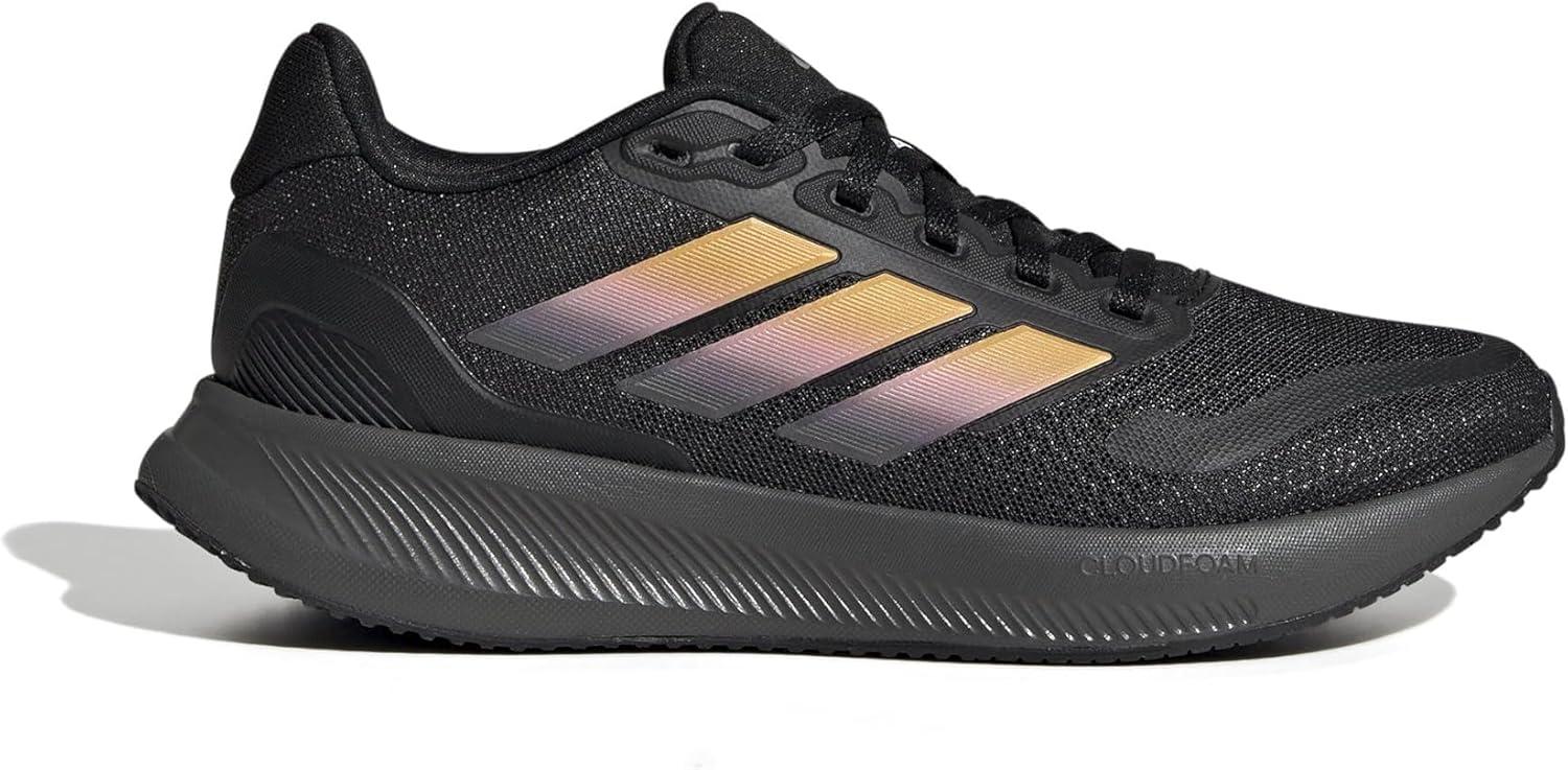 imageadidas UnisexChild Run Falcon 5 SneakerBlackSparkGrey