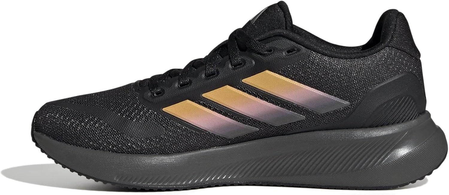 imageadidas UnisexChild Run Falcon 5 SneakerBlackSparkGrey