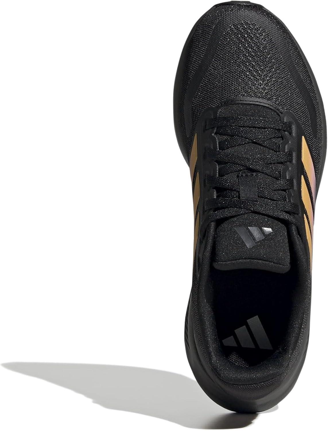 imageadidas UnisexChild Run Falcon 5 SneakerBlackSparkGrey