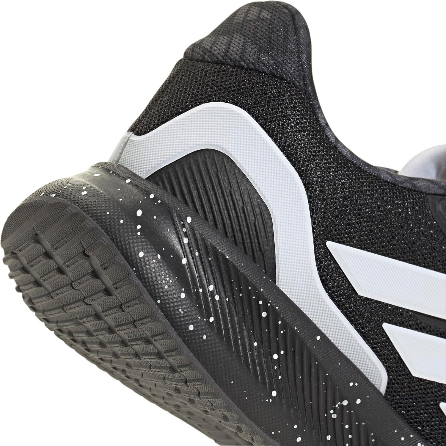 imageadidas UnisexChild Run Falcon 5 SneakerBlackWhiteGrey