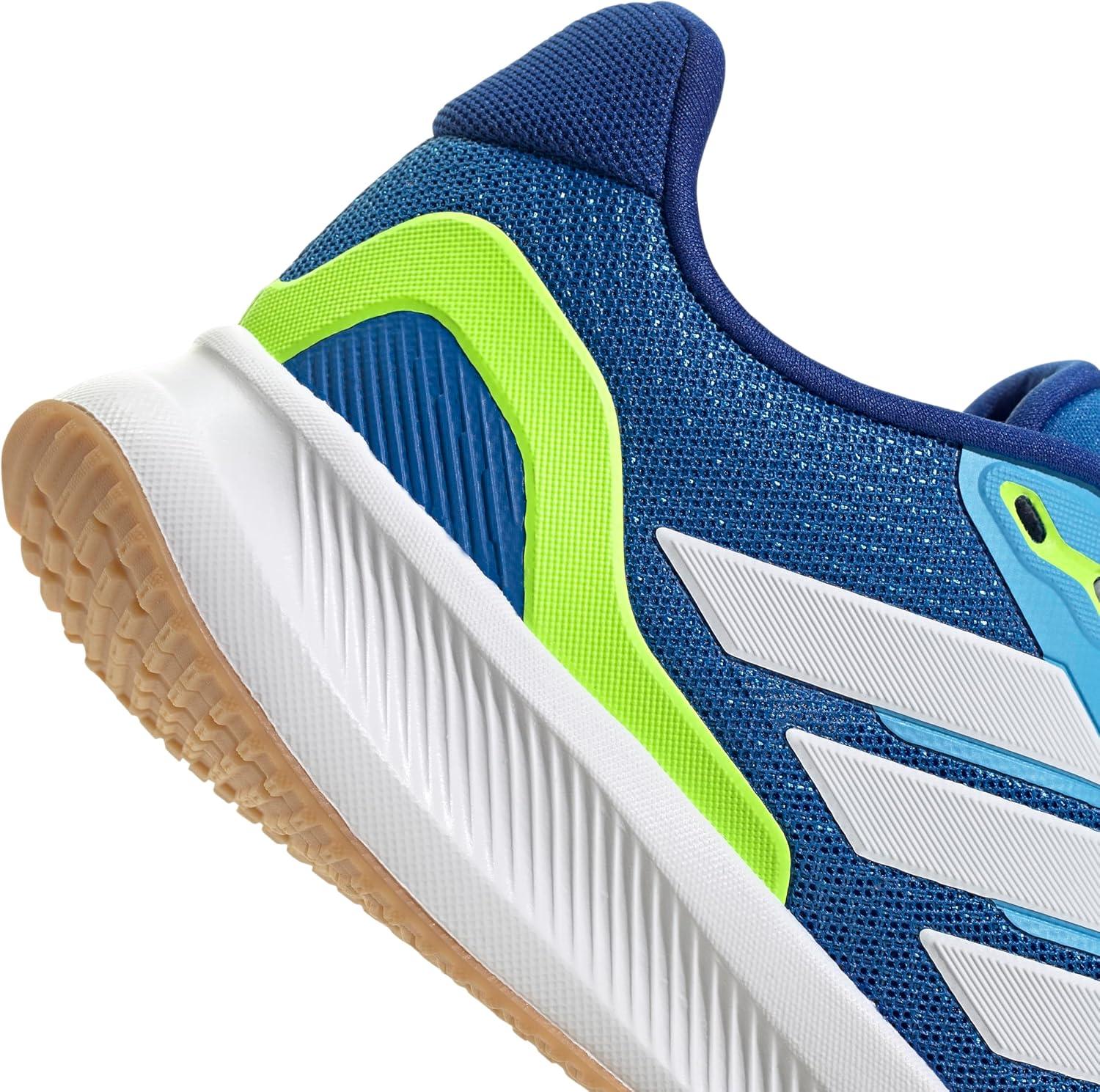 imageadidas UnisexChild Run Falcon 5 SneakerBright RoyalWhiteLucid Lemon