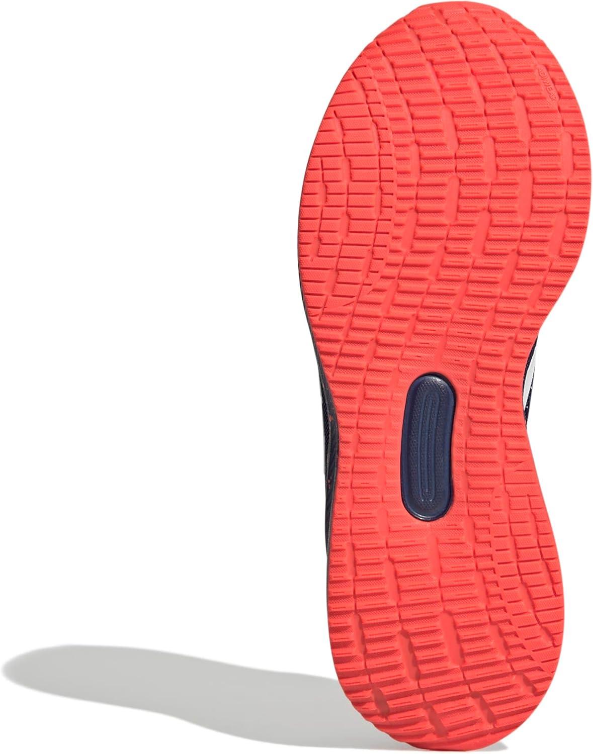 imageadidas UnisexChild Run Falcon 5 SneakerDark BlueWhiteSolar Red