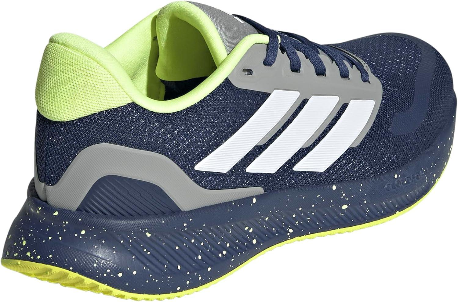 imageadidas UnisexChild Run Falcon 5 SneakerDark BlueWhiteSolid Grey