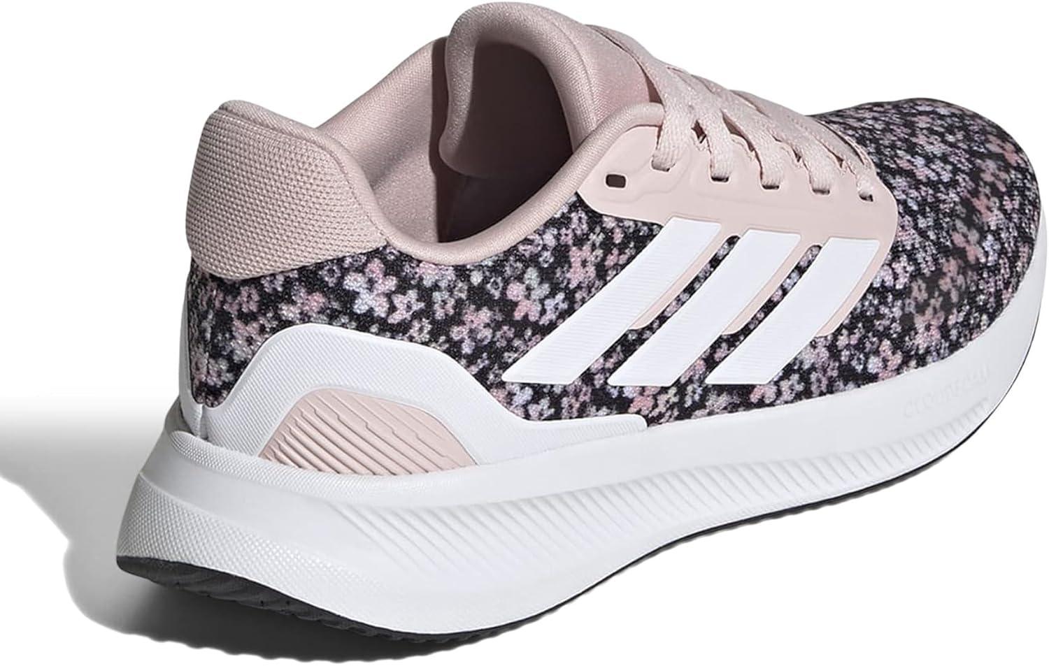 imageadidas UnisexChild Run Falcon 5 SneakerSandy PinkWhiteBlack