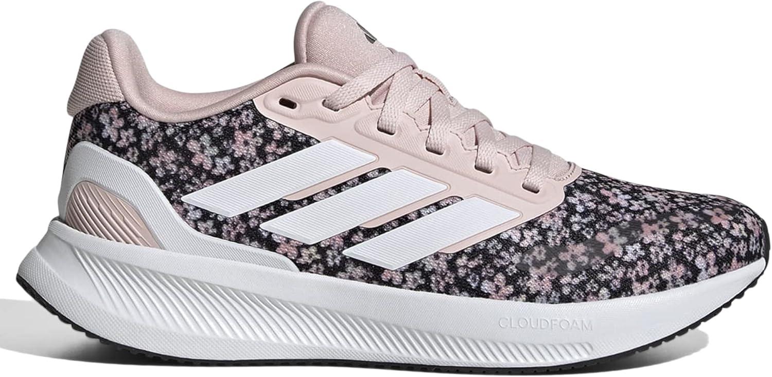 imageadidas UnisexChild Run Falcon 5 SneakerSandy PinkWhiteBlack