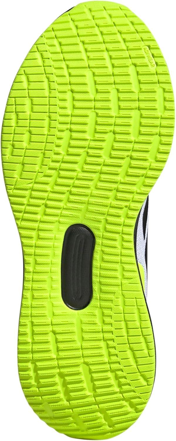 imageadidas UnisexChild Run Falcon 5 SneakerWhiteBlackLucid Lemon