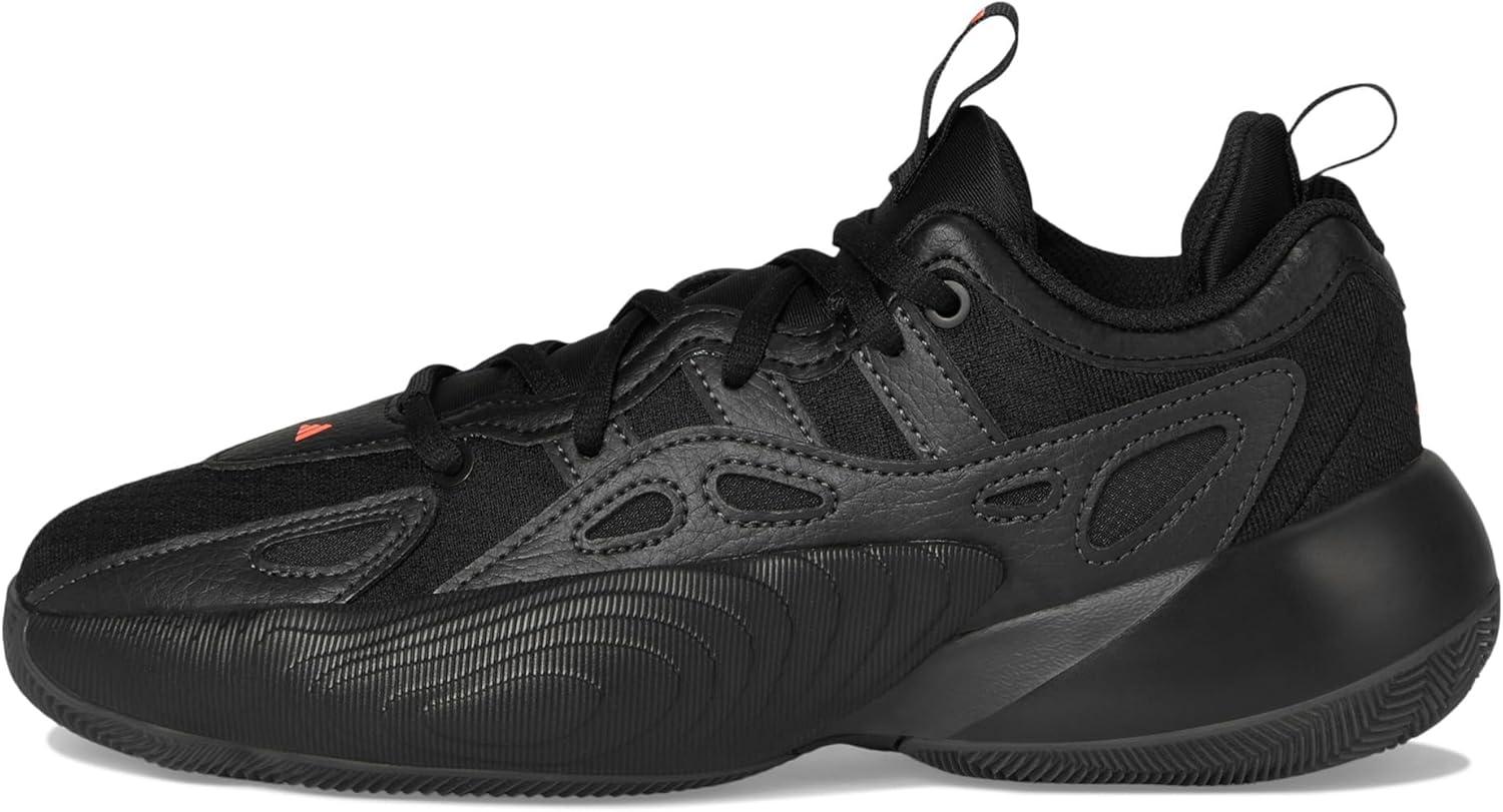 imageadidas UnisexChild Trae Unlimited 2 Basketball SneakerBlackCarbonSolar Red