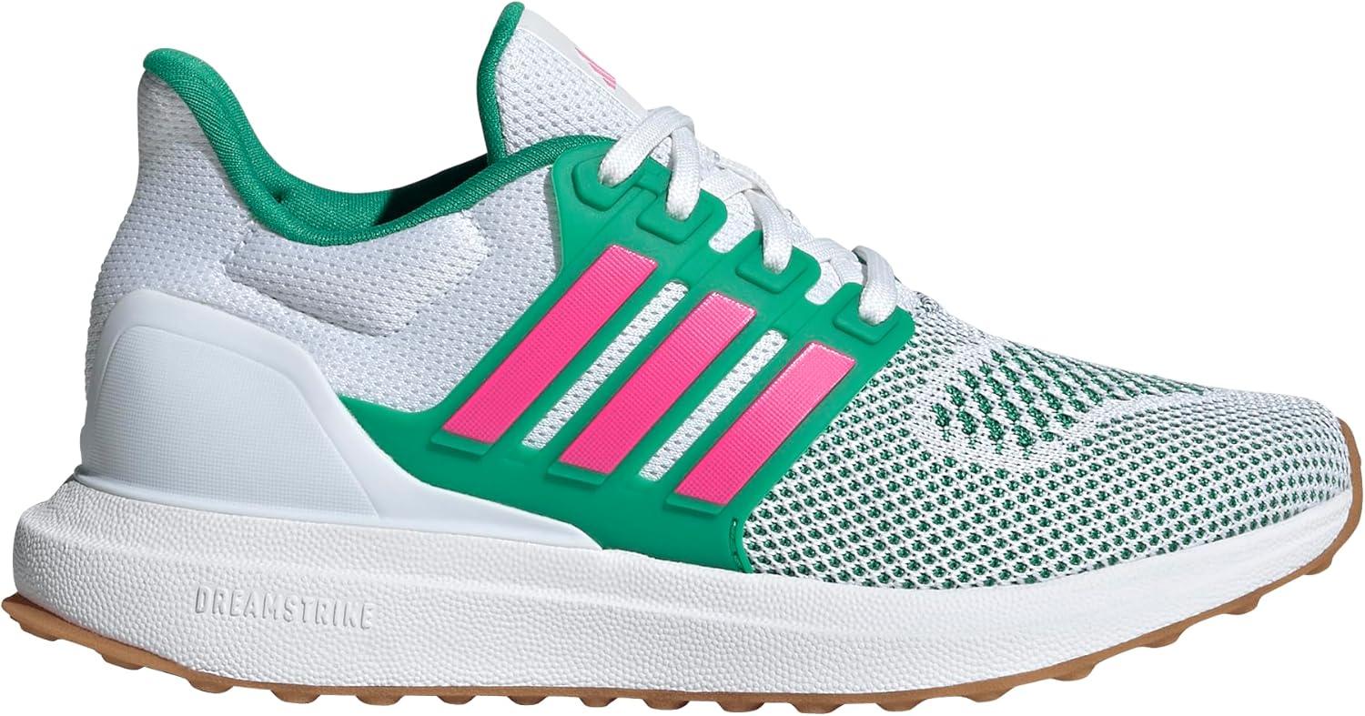 imageadidas UnisexChild Ultradream DNA SneakerWhiteLucid PinkCourt Green