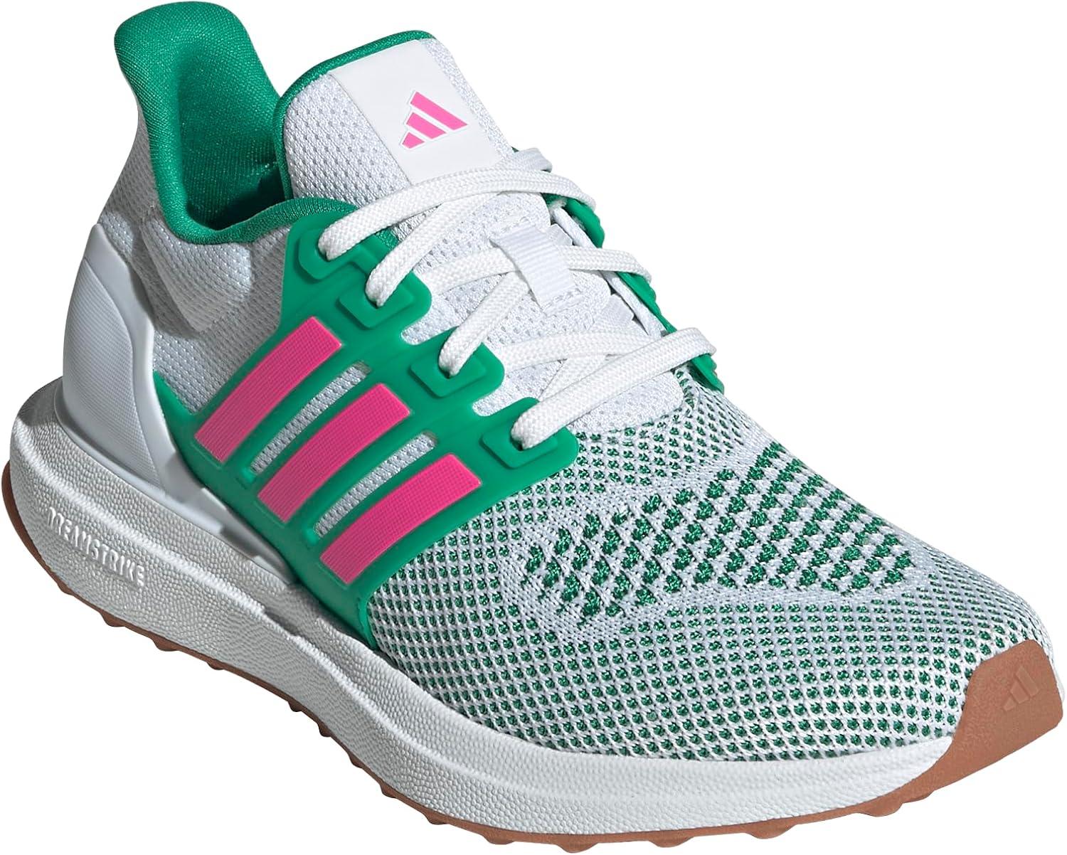 imageadidas UnisexChild Ultradream DNA SneakerWhiteLucid PinkCourt Green