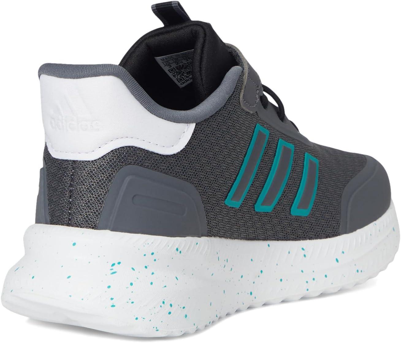 imageadidas UnisexChild XPLR Path Elastic Lace ampamp Strap SneakerGreyPure TealBlack