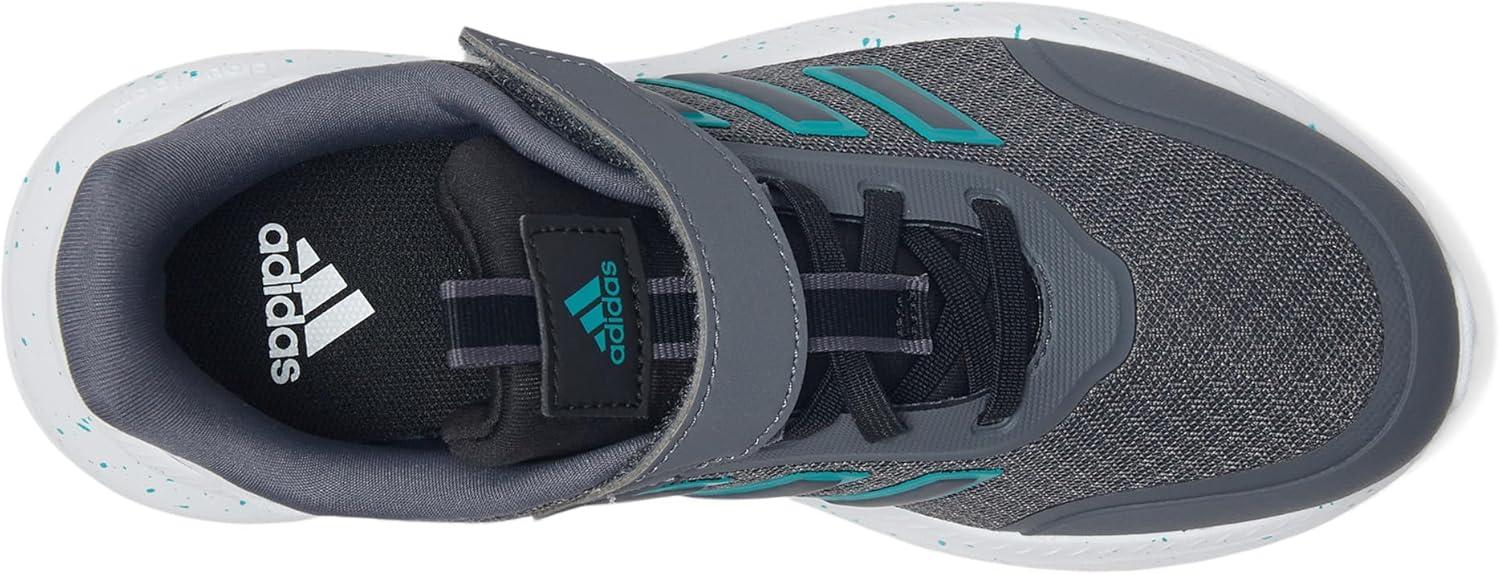 imageadidas UnisexChild XPLR Path Elastic Lace ampamp Strap SneakerGreyPure TealBlack