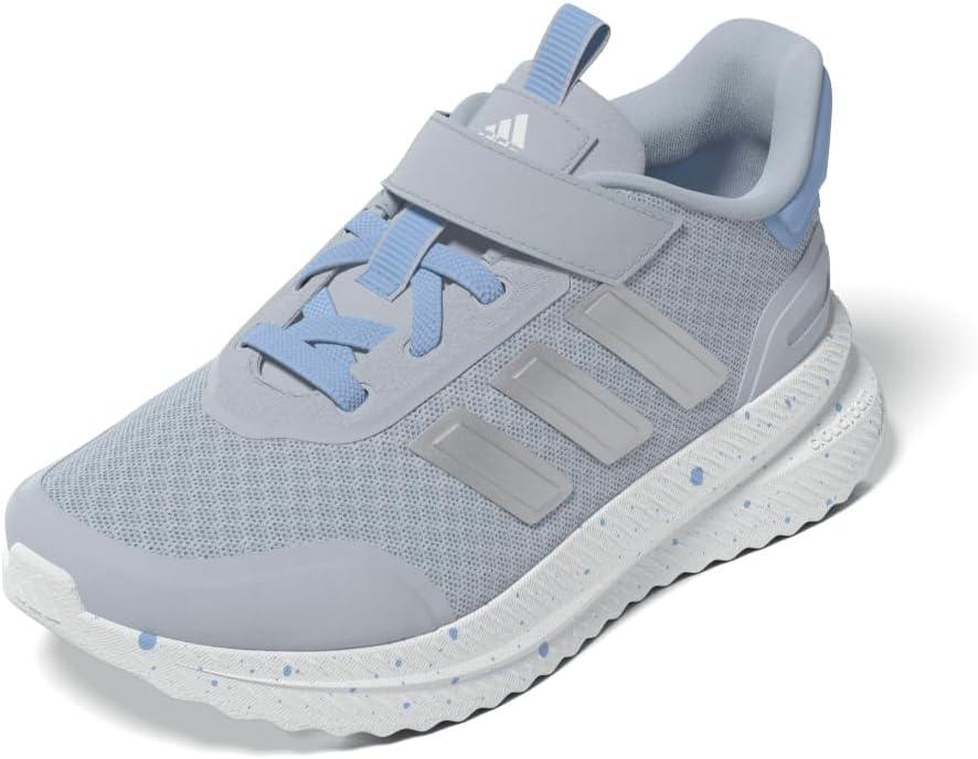 imageadidas UnisexChild XPLR Path Elastic Lace ampamp Strap SneakerHalo BlueSilver MetallicBlue