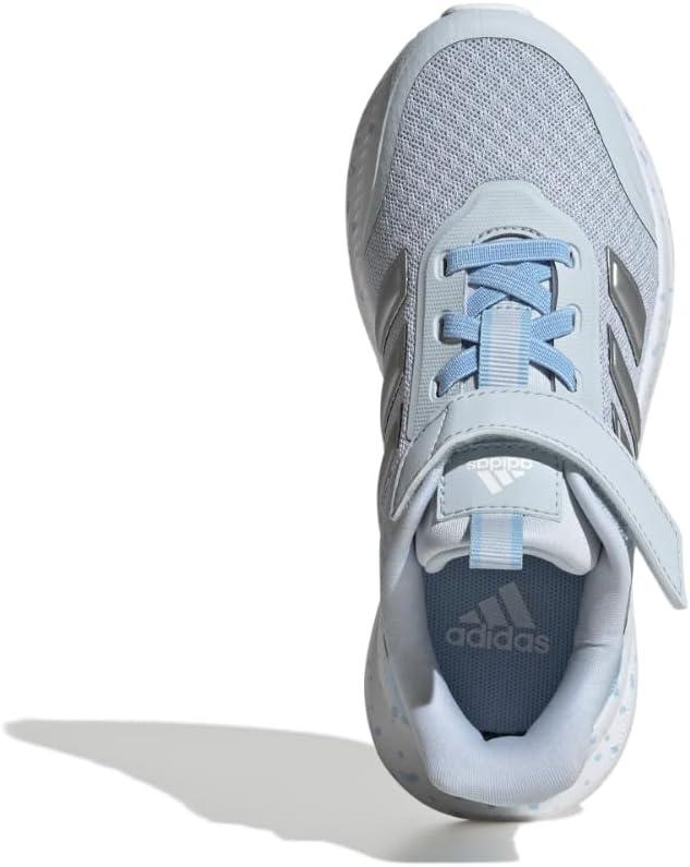 imageadidas UnisexChild XPLR Path Elastic Lace ampamp Strap SneakerHalo BlueSilver MetallicBlue