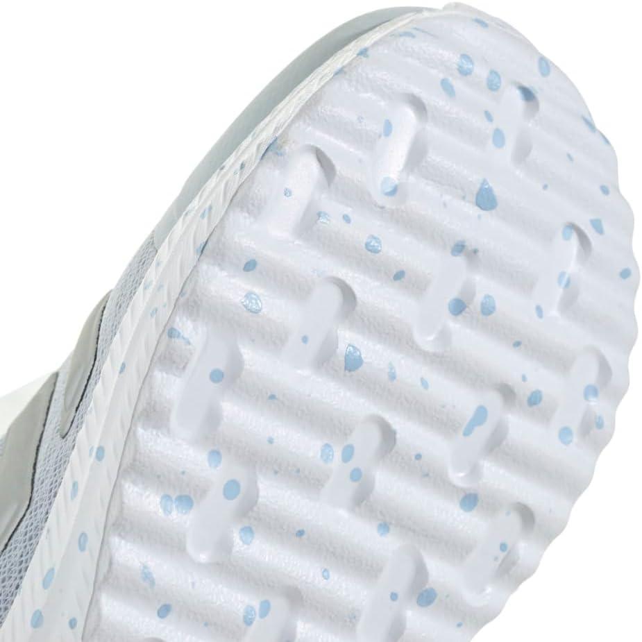 imageadidas UnisexChild XPLR Path Elastic Lace ampamp Strap SneakerHalo BlueSilver MetallicBlue