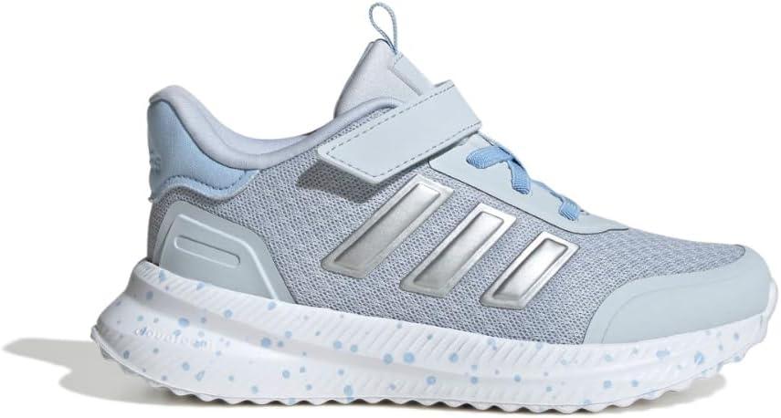 imageadidas UnisexChild XPLR Path Elastic Lace ampamp Strap SneakerHalo BlueSilver MetallicBlue