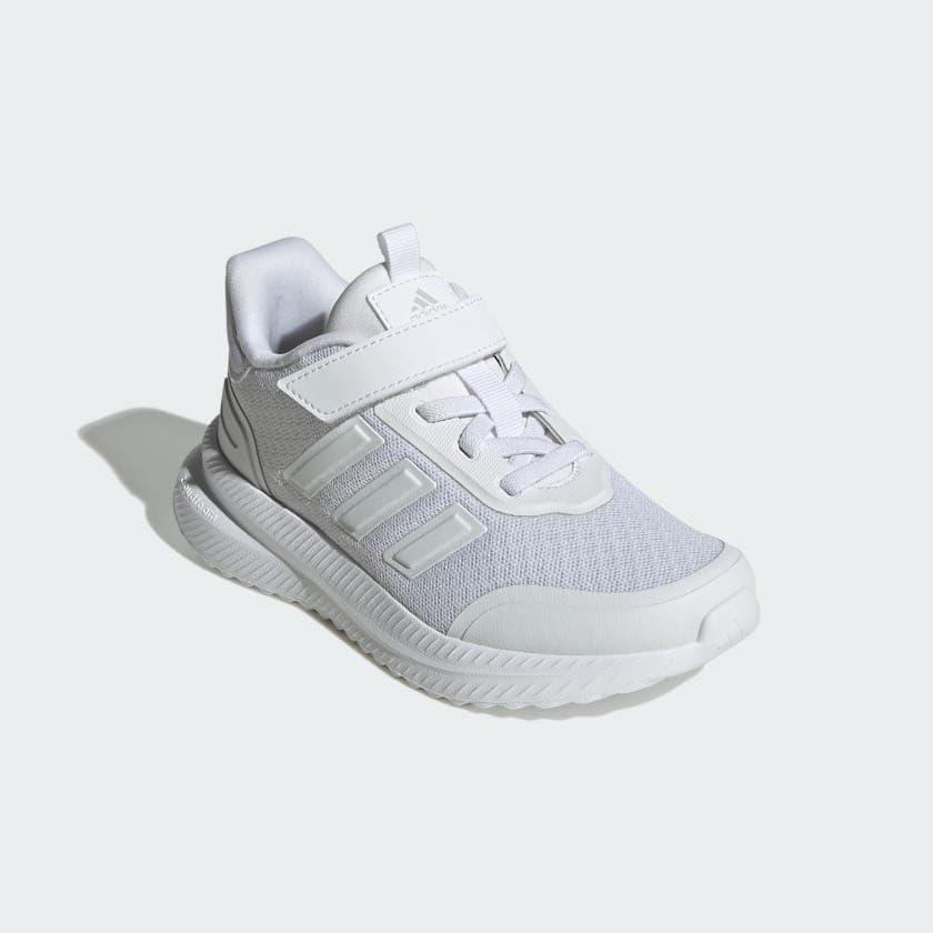 imageadidas UnisexChild XPLR Path Elastic Lace ampamp Strap SneakerWhiteWhiteGrey