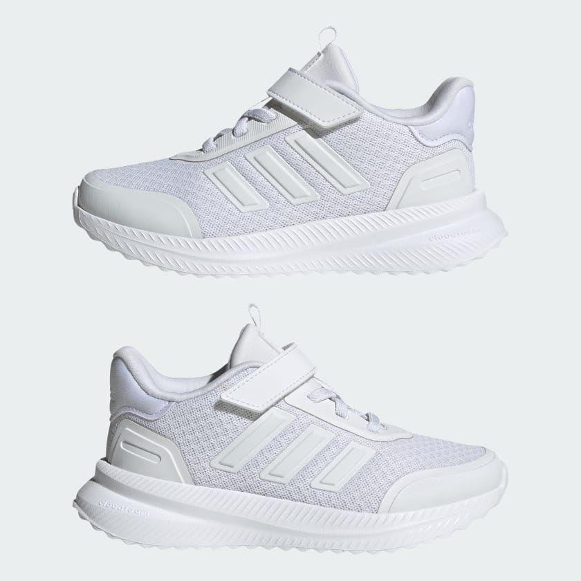 imageadidas UnisexChild XPLR Path Elastic Lace ampamp Strap SneakerWhiteWhiteGrey