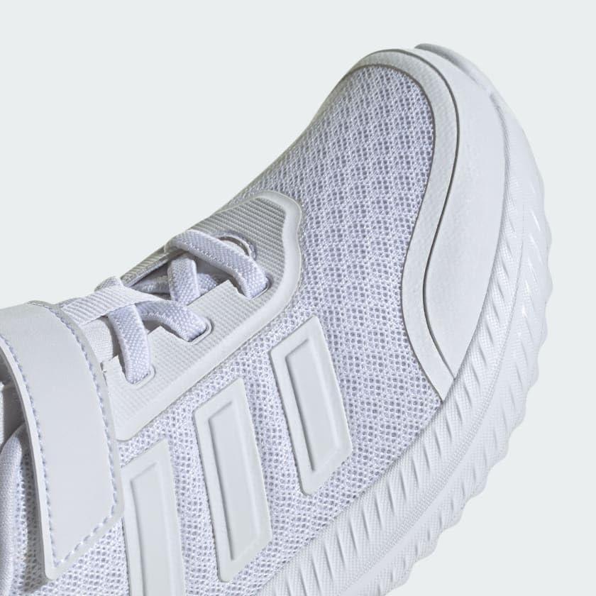 imageadidas UnisexChild XPLR Path Elastic Lace ampamp Strap SneakerWhiteWhiteGrey