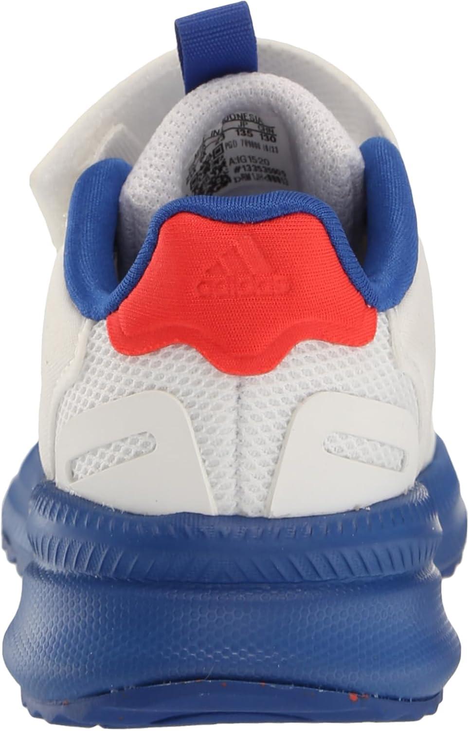 imageadidas UnisexChild XPLR Phase SneakerWhiteTeam Royal BlueBright Red Elastic Lace