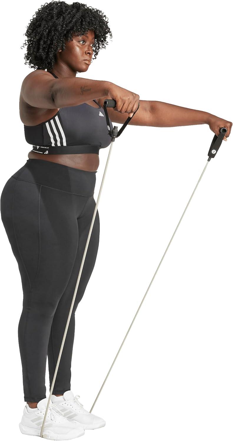 imageadidas Womens Optime Essentials Stash Pocket Full Length LeggingsBlack