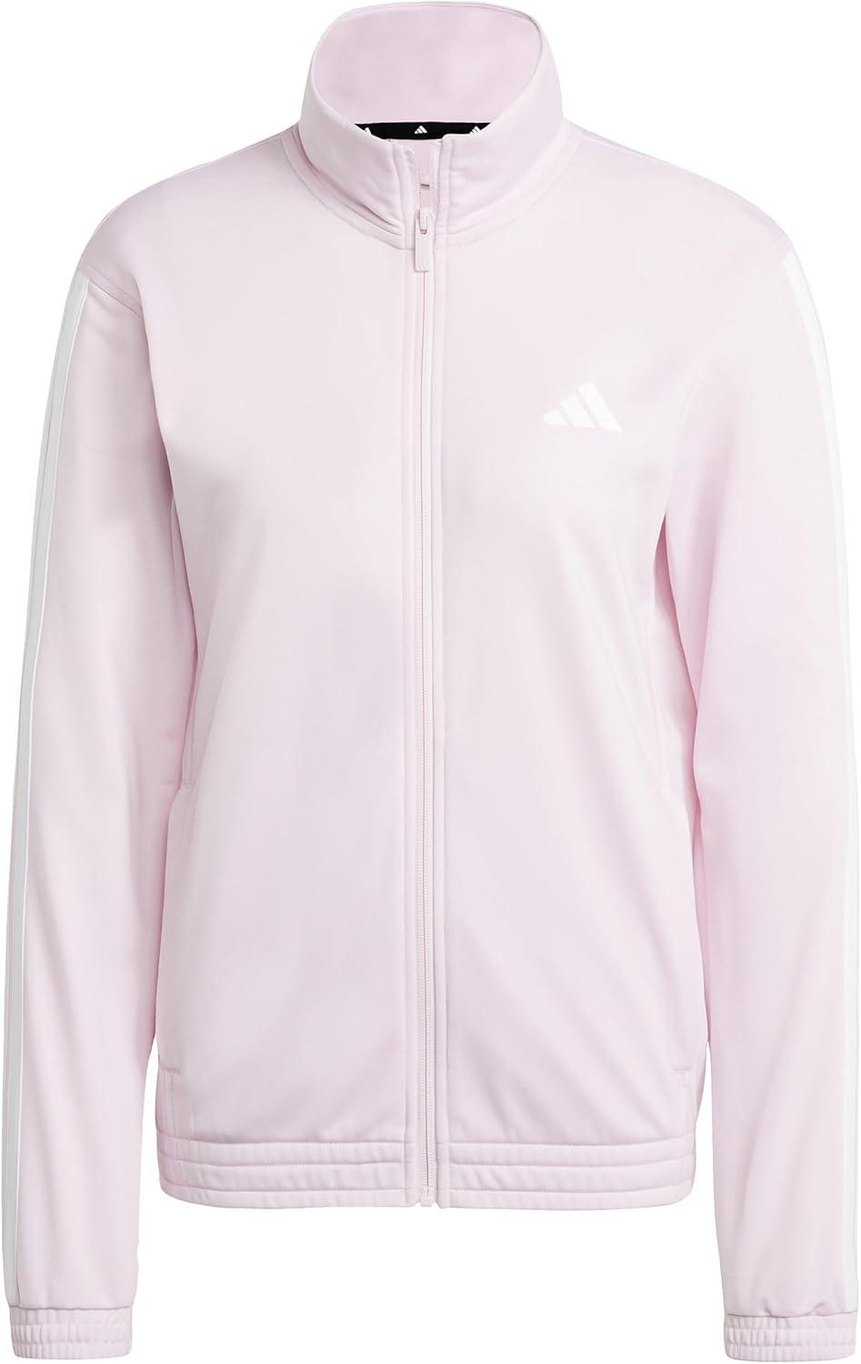 imageadidas Womens Tricot 3Stripes Track TopClear Pink
