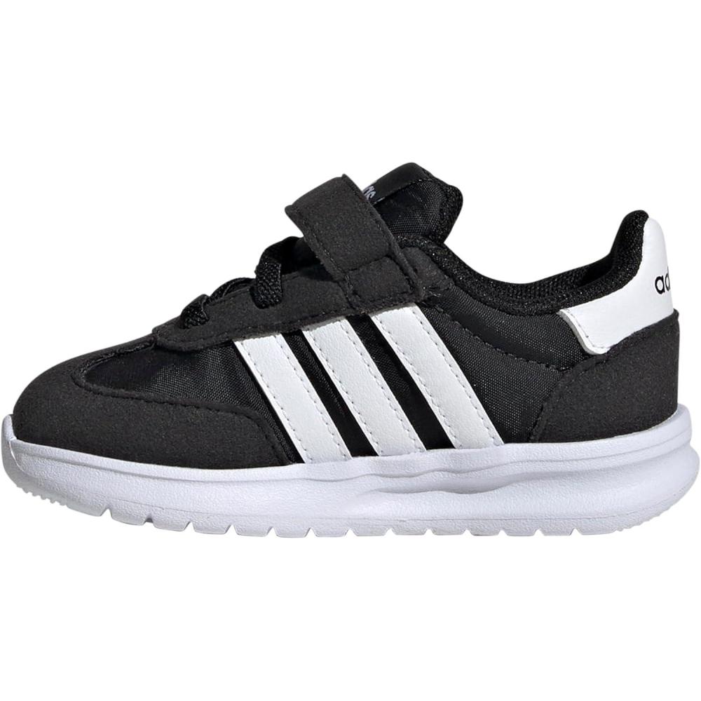 imageadidas Baby Boys Run 70s 20 SneakersBlackWhiteBlack