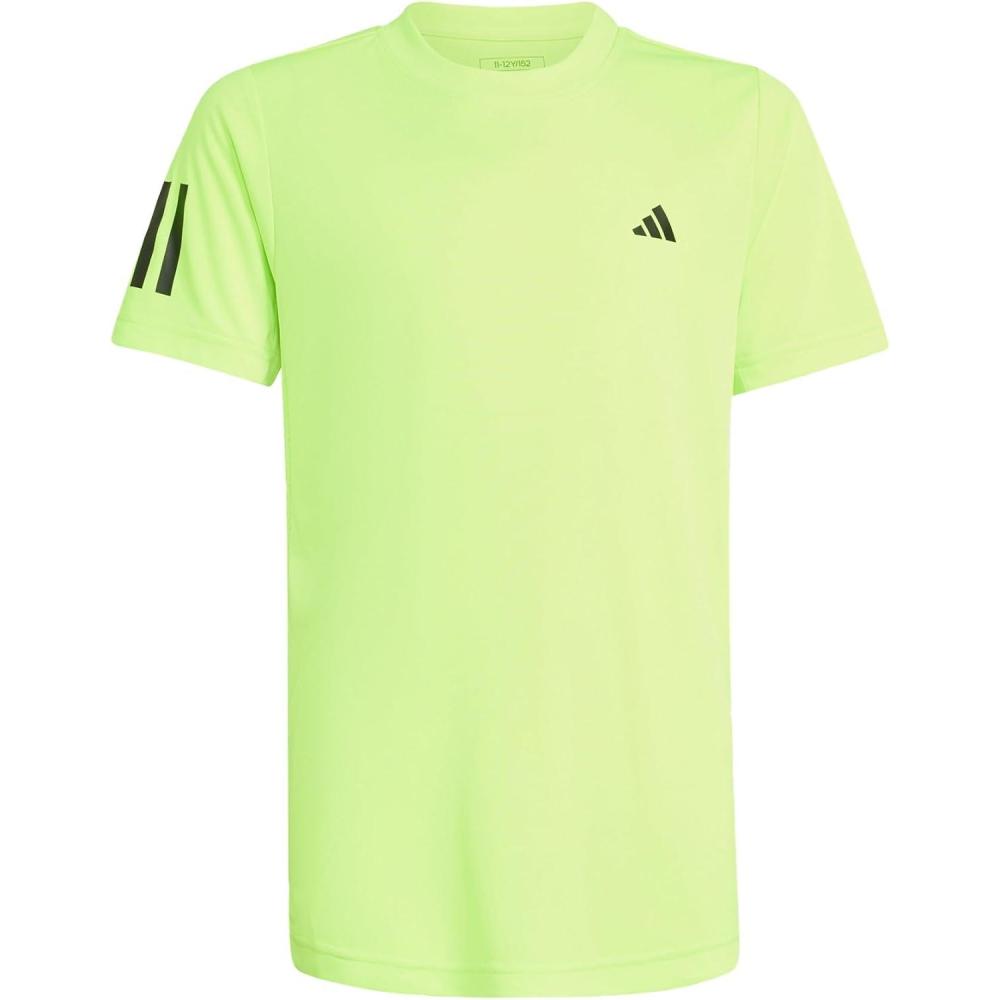 imageadidas Boys Club Tennis 3Stripes TShirtLucid Lemon