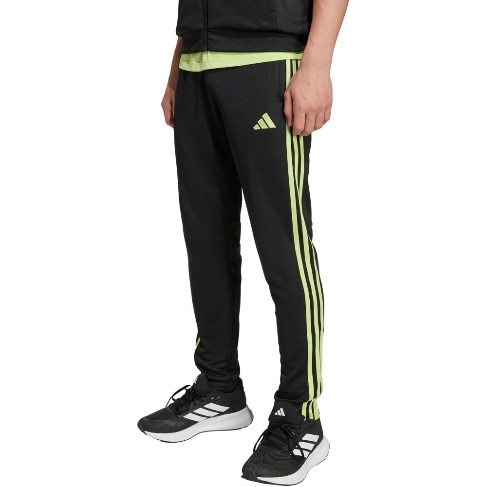 imageadidas Boys Tiro 25 Essentials Training PantsBlackPulse Lime