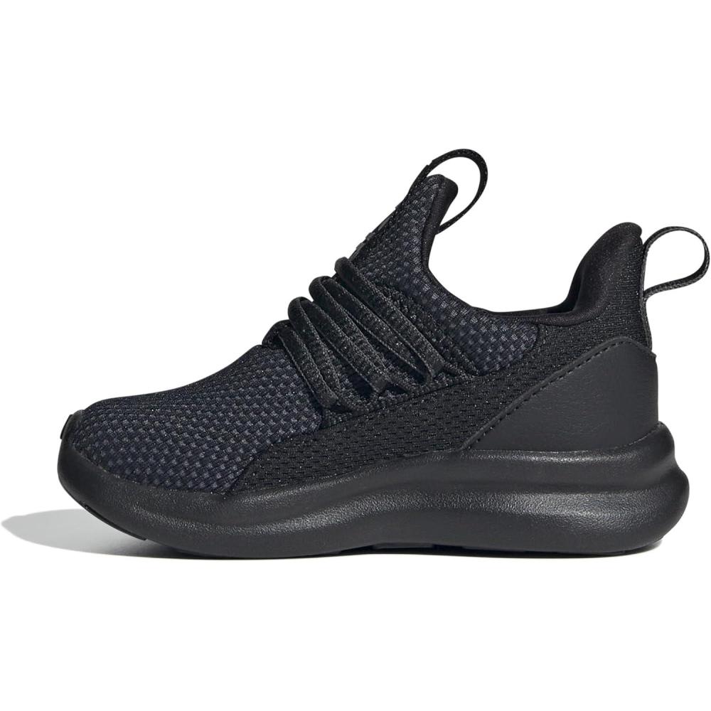 imageadidas Kids Lite Racer Adapt 70 SneakersBlackBlackBlack