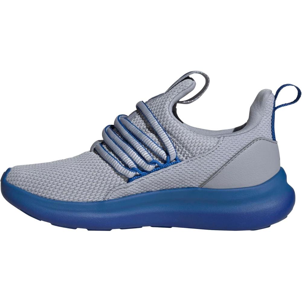 imageadidas Kids Lite Racer Adapt 70 SneakersHalo SilverBright RoyalSemi Lucid Blue