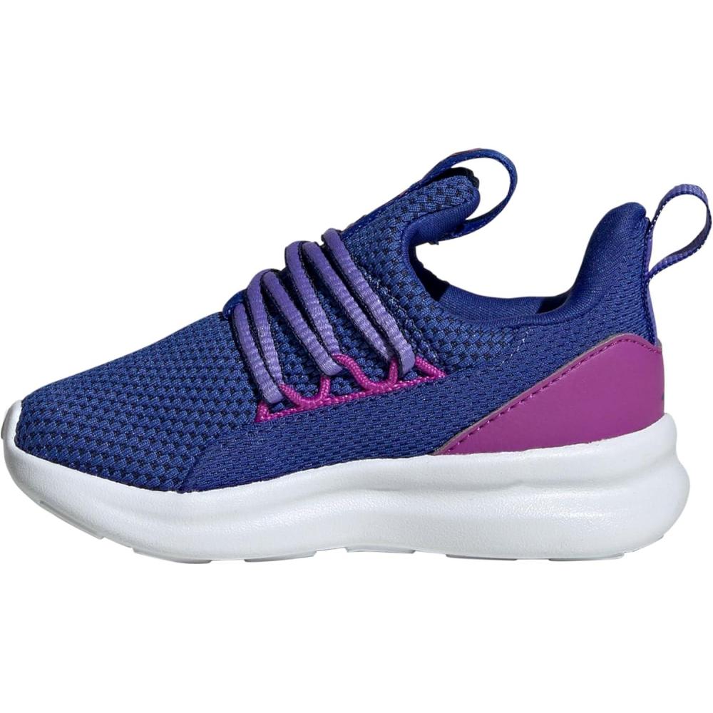 imageadidas Kids Lite Racer Adapt 70 SneakersSemi Lucid BluePurple BurstCobalt Blue