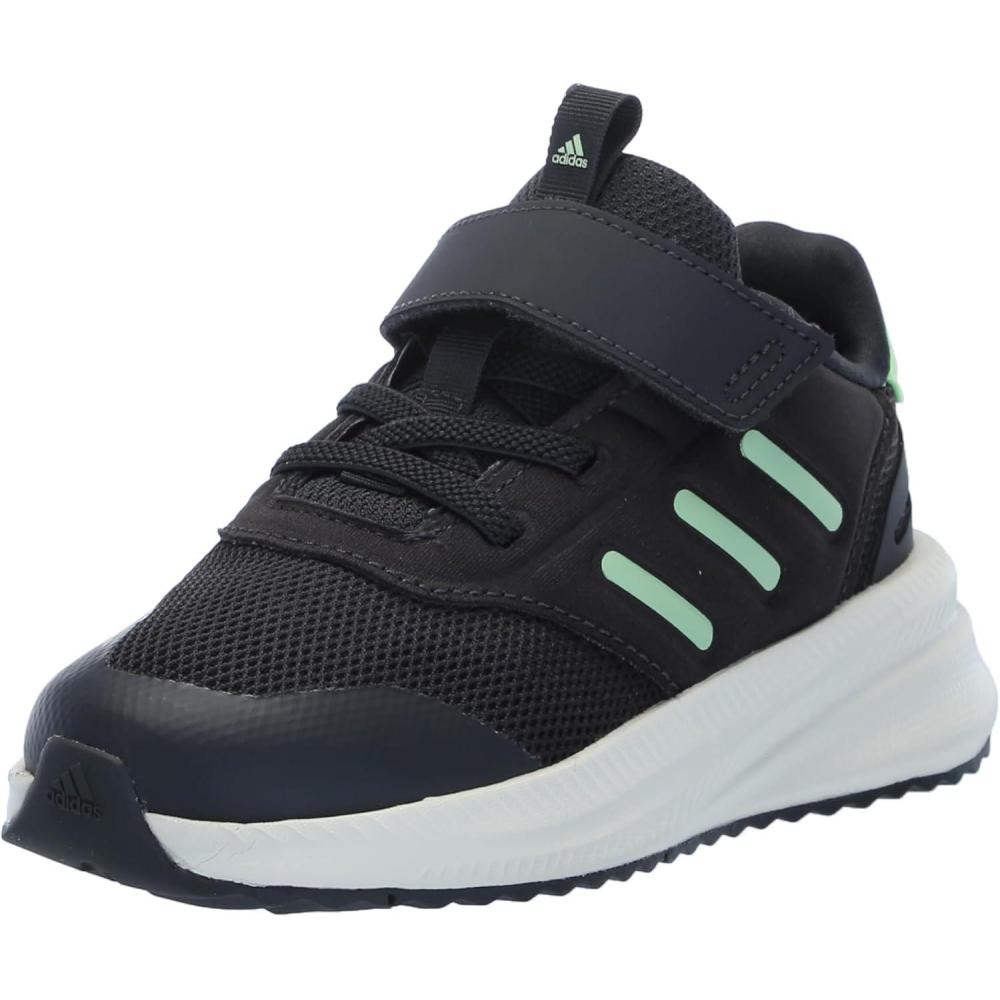 imageadidas UnisexChild XPLR Phase SneakerCarbonGreen SparkIvory Elastic Lace