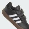 imageAdidas BabyBoys Vl Court 30 Hook ampamp Loop SneakerBlackWhiteBrown