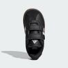 imageAdidas BabyBoys Vl Court 30 Hook ampamp Loop SneakerBlackWhiteBrown
