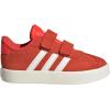 imageAdidas BabyBoys Vl Court 30 Hook ampamp Loop SneakerBright RedWhiteOff White